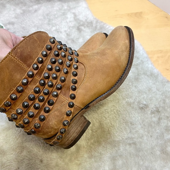 *Steve by Steve Madden | 'Jaane' Cognac Ankle Boot Size 8.5 - Picture 9 of 13